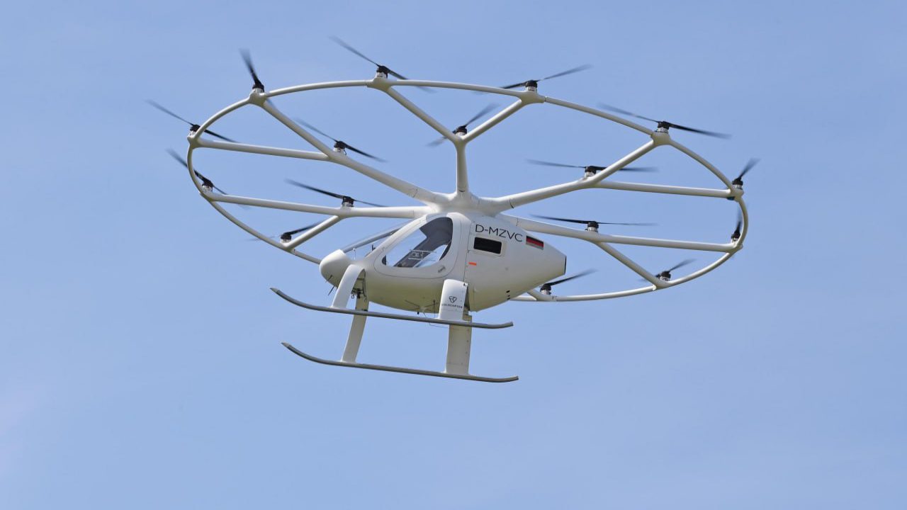 Aerotaxi in volo