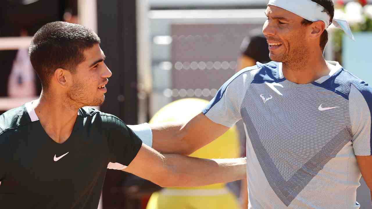 Carlos Alcaraz e Rafael Nadal