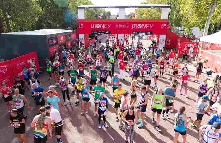 Maratona di Londra partenza