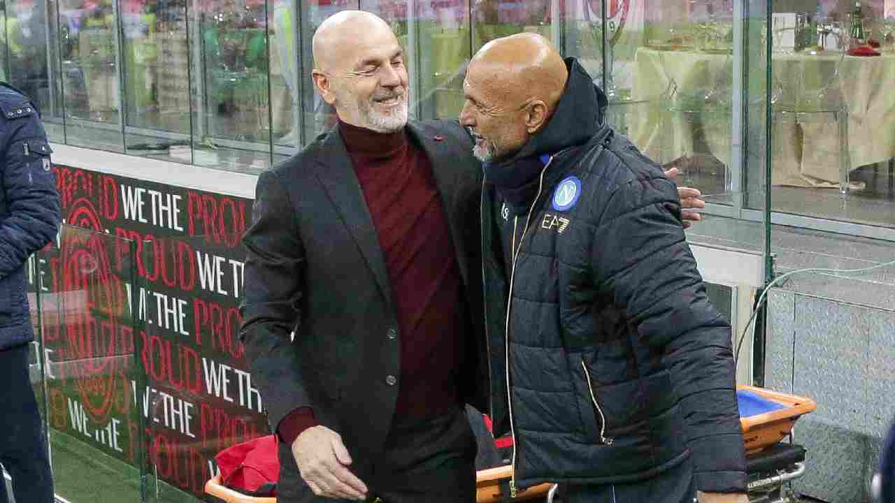 Stefano Pioli e Luciano Spalletti