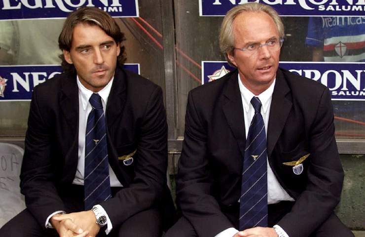 Roberto Mancini e Sven Goran Eriksson 