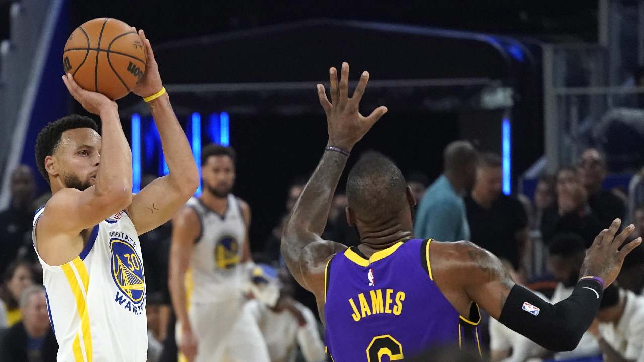 Stephen Curry e LeBron James