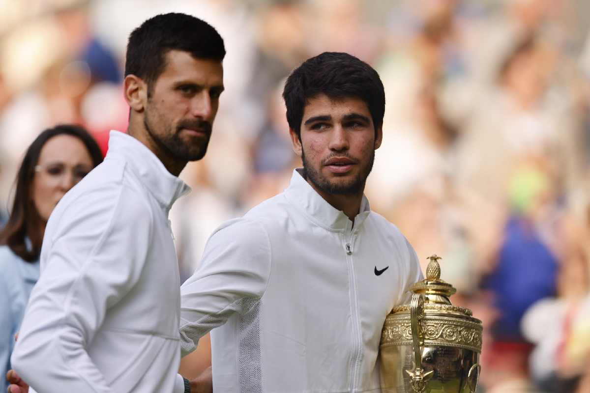 Novak Djokovic e Carlos Alacaraz